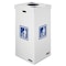 Bankers Box 50 gal Square Cardboard Disposable Can, White, 18.4 in, 10 PK FEL7320201 - alternate 2